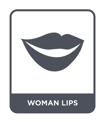 woman lips icon vector