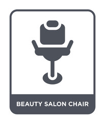 beauty salon chair icon vector