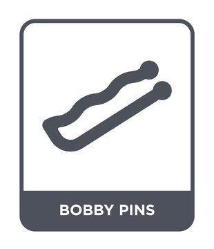 bobby pins icon vector