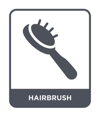 hairbrush icon vector