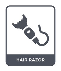 hair razor icon vector