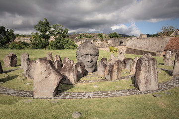 Guadeloupe, Statue de Louis Delgres au Fort Delgres à Basse Terre