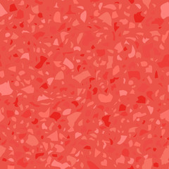 living coral color of the year terrazzo seamless vector pattern