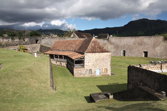 Guadeloupe, cours du Fort Delgres &agrave; Basse Terre
