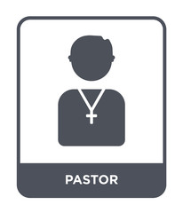 pastor icon vector