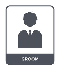 groom icon vector
