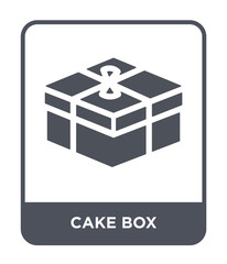 cake box icon vector