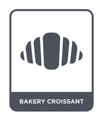bakery croissant icon vector