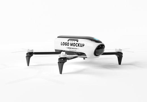 Drone Mockup on White Background