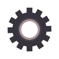 gear technology on white background