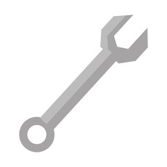 wrench tool on white background