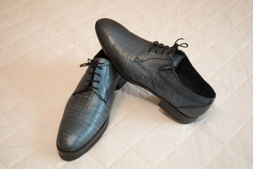 Wedding shoes of the groom