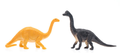 toys small dinosaur isolated on white background © cloud7days