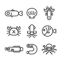 icon aquatic, vector