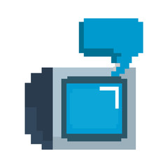 pixel video game television