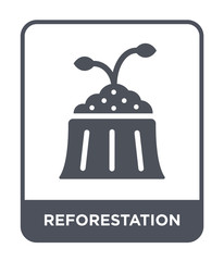reforestation icon vector