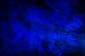 Fototapeta na wymiar blue smoke abstract background