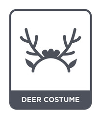 deer costume icon vector