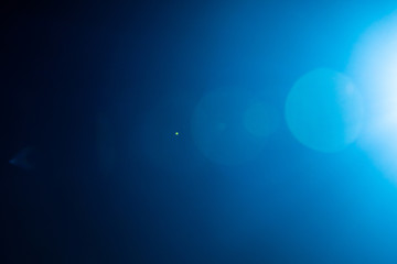 lens flare and bokeh light effect