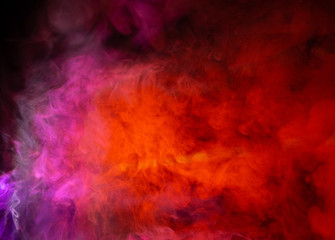 Obraz na płótnie Canvas red smoke abstract texture background , fire concept lights .