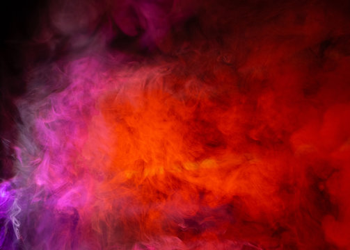 red smoke abstract texture background , fire concept lights .