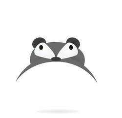 Squirrel mask. vector illustration