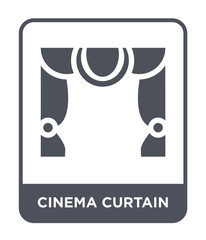 cinema curtain icon vector