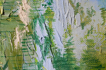 Artists oil paints multicolored closeup abstract background