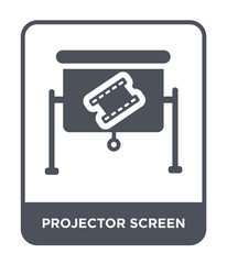 projector screen icon vector