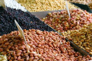 dried fruit at the market