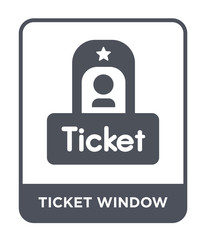 ticket window icon vector
