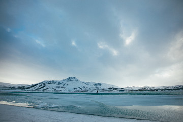 moody weather in iceland