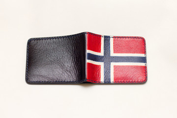 men's purse with flag