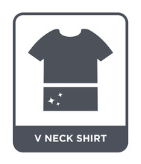 v neck shirt icon vector