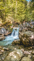Smartphone HD wallpaper of beautiful view at the famous Seisenbergklamm near Weissbach - Lofer - Tyrol - Austria