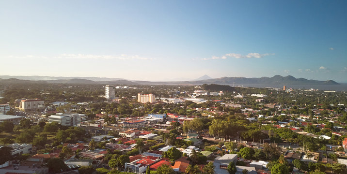Panorama Managua cityscape