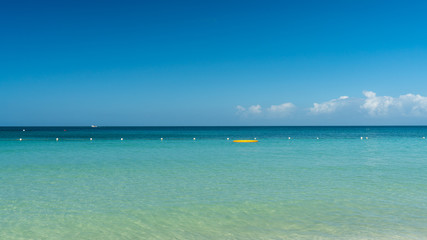 Fototapeta na wymiar Carribbean Sea on a calm day