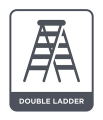 double ladder icon vector