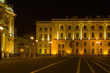 Fototapeta na wymiar building in the night