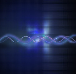 acoustic waves in the medium, the propagation of sound waves