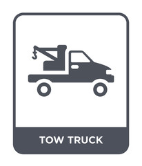 Obraz premium tow truck icon vector