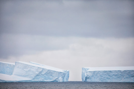 Tabular iceberg opening