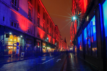 A street of Lyon on December 8