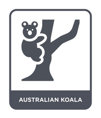 australian koala icon vector