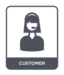customer icon vector