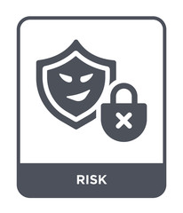 risk icon vector