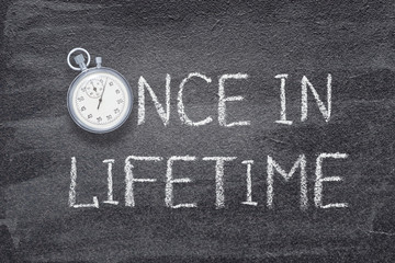 once in lifetime watch