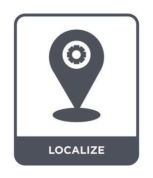 localize icon vector