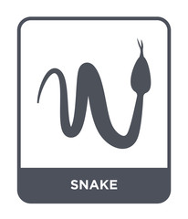 snake icon vector