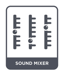 sound mixer icon vector